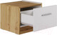 Миниатюра изображения товара Прикроватная тумба НК Мебель Fresco правая / 72516688 (белый/дуб вотан)