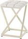 Миниатюра изображения товара Табурет AMC Comfort 8К3.12 (кожзам белый/слоновая кость)