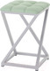 Миниатюра изображения товара Табурет AMC Comfort 8К5.10 (кожзам мятный/серебристый)