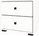 Миниатюра изображения товара Прикроватная тумба НК Мебель Tango / 72306844 (белый кожзам)