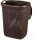 Миниатюра изображения товара Корзина для белья El Casa Паола 640195 (коричневый)