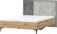 Миниатюра изображения товара Каркас кровати НК Мебель Нордик 160x200 / 71916991 (дуб артизан/велюр серый)