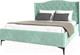 Миниатюра изображения товара Каркас кровати НК Мебель Tango 180x200 / 72306810 (велюр мята)