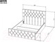 Миниатюра изображения товара Каркас кровати НК Мебель Интеро 180x200 / 72306786 (велюр мята)