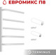 Миниатюра изображения товара Полотенцесушитель водяной Terminus Евромикс П8 500х800 (м/о 500, с боковым подключением)