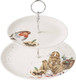 Миниатюра изображения товара Ваза-этажерка Royal Worcester Wrendale Designs. Christmas / WNA4375-XG (зарянка/заяц)