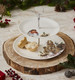 Миниатюра изображения товара Ваза-этажерка Royal Worcester Wrendale Designs. Christmas / WNA4375-XG (зарянка/заяц)