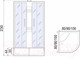 Миниатюра изображения товара Душевая кабина RIVER Desna XL 90/44 TH