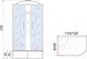 Миниатюра изображения товара Душевая кабина RIVER Dunay XL 120/90/44 TH R
