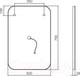 Миниатюра изображения товара Зеркало Silver Mirrors Стив 50.5x75 / LED-00002582
