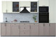 Миниатюра изображения товара Кухонный гарнитур Интерлиния Тренд 3.2В (луна/белый/серый каспий)
