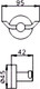 Миниатюра изображения товара Крючок для ванной Haiba HB8705-2