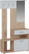 Миниатюра изображения товара Секция в прихожую Genesis Мебель Энтер 1 (дуб сонома/белый)