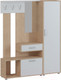 Миниатюра изображения товара Секция в прихожую Genesis Мебель Энтер 1 (дуб сонома/белый)