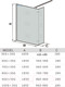 Миниатюра изображения товара Душевая стенка RIVER WW400 60G+30G