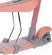 Миниатюра изображения товара Самокат детский Moby Kids Pony 3 в 1 / 641446 (розовый)
