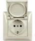 Миниатюра изображения товара Розетка ABB Basic 55 2018-0-1504 (слоновая кость)