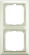Миниатюра изображения товара Рамка для выключателей и розеток ABB Basic 55 1725-0-1512 (шале-белый)
