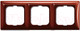 Миниатюра изображения товара Рамка для выключателей и розеток ABB Basic 55 1725-0-1518 (красный)
