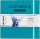 Миниатюра изображения товара Скетчбук Малевичъ 401143 (40л, бирюзовый)