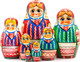 Миниатюра изображения товара Матрешка сувенирная Брестская Фабрика Сувениров В белорусском традиционном платье / 7038