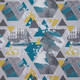 Миниатюра изображения товара Диван Rivalli Джимми (Futura Azure принт серый с голубым)