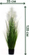 Миниатюра изображения товара Искусственное растение Merry Bear Home Decor Микс трава-кортадерия белая KA0965