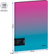 Миниатюра изображения товара Папка для бумаг Berlingo Radiance / FS4_17002 (розовый/голубой)