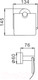 Миниатюра изображения товара Держатель для туалетной бумаги Haiba HB8303