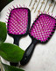 Миниатюра изображения товара Расческа-массажер Janeke Superbrush 71SP226FUX (черный/малиновый)