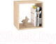 Миниатюра изображения товара Полка-ячейка Кортекс-мебель Дельта-1 36x36 (дуб сонома)