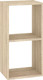 Миниатюра изображения товара Стеллаж Кортекс-мебель Дельта-2 36x71 (дуб сонома)