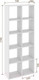 Миниатюра изображения товара Стеллаж Кортекс-мебель Дельта-10 71x175 (белый)