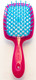 Миниатюра изображения товара Расческа-массажер Janeke Superbrush Small 86SP234FUX (малиновый/голубой)