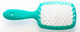 Миниатюра изображения товара Расческа-массажер Janeke Superbrush Small 82SP234TSE (бирюзовый/белый)