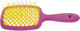 Миниатюра изображения товара Расческа-массажер Janeke Superbrush 86SP226FY (малиновый/желтый)