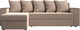 Миниатюра изображения товара Диван угловой Лига Диванов Дубай лайт левый (велюр бежевый)