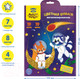 Миниатюра изображения товара Набор цветной бумаги Мульти-пульти Енот в космосе / Ф19А4_38727 (19цв)