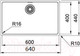 Миниатюра изображения товара Мойка кухонная Franke FEX 110-60 (122.0689.809)