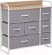 Миниатюра изображения товара Система хранения Импэкс Leset Ноа 7 ящиков (белый/светло-серый)