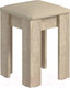 Миниатюра изображения товара Табурет Атлант-Мебель Лаки тип 1 (дуб сонома/экокожа бежевый)