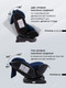 Миниатюра изображения товара Автокресло Amarobaby Brilliant Isofix / AMARO-2003-BrSi (синий)