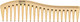 Миниатюра изображения товара Расческа Janeke Haircomb AU805 (золото)