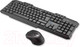 Миниатюра изображения товара Комплект клавиатура и мышь Оклик 205MK (черный)