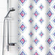 Миниатюра изображения товара Шторка-занавеска для ванны V-line Диамант 180x180 (белый)