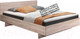 Миниатюра изображения товара Односпальная кровать Барро КР-017.11.02-06 90x190 (дуб сонома)
