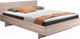 Миниатюра изображения товара Двуспальная кровать Барро КР-017.11.02-27 160x200 (дуб сонома)