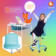 Миниатюра изображения товара Кресло детское Tetchair Kiddy (бирюзовый)