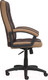 Миниатюра изображения товара Кресло офисное Tetchair Trendy экокожа/ткань (коричневый/бронзовый)