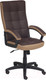 Миниатюра изображения товара Кресло офисное Tetchair Trendy экокожа/ткань (коричневый/бронзовый)